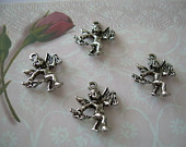 Vintage Silver Ox Cupid Charms 4