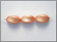 Vintage Lucite Beads Shimmering Orange Sherbet