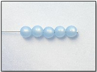 Teeny Tiny Vintage Moonglow Lucite Beads in Baby Blue